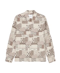 Heren overshirt beige