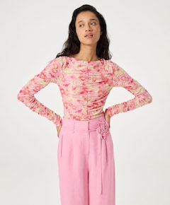 Dames longsleeve roze