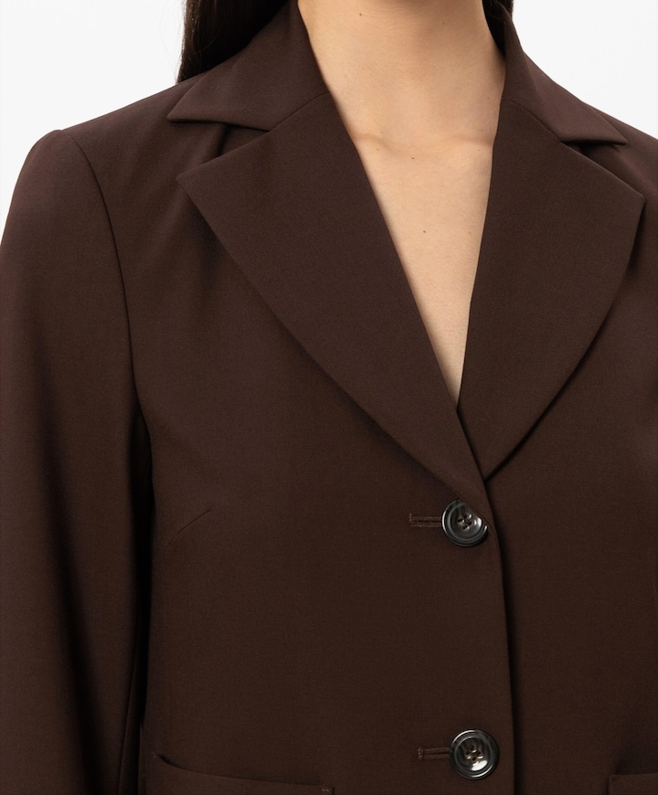 Dames blazer bruin