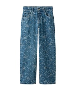 NKFROSE WIDE JACQ JEANS 2928-JQ D meisjes jeans blauw