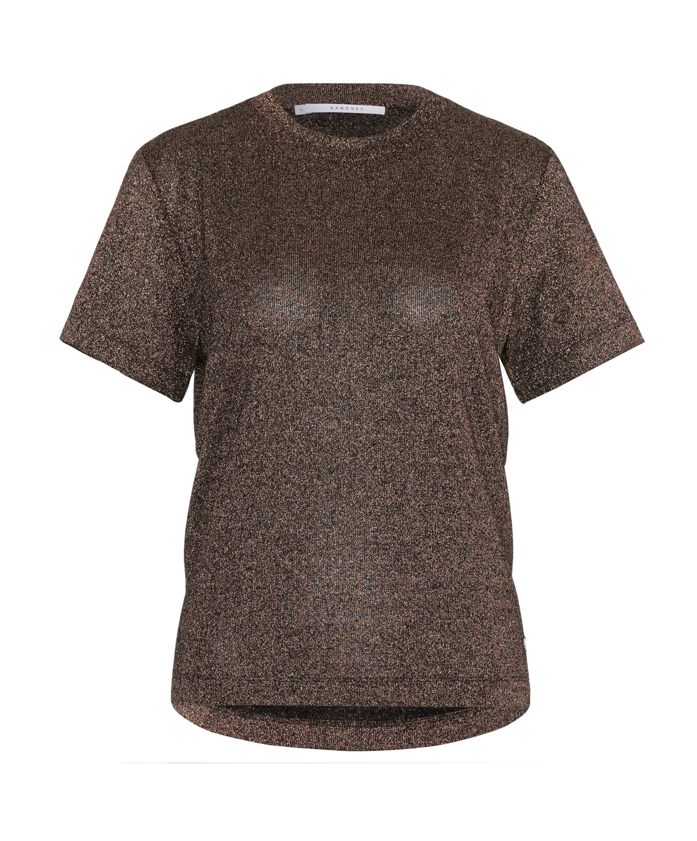Dames T-shirt bruin