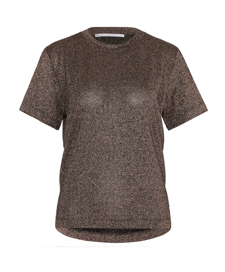 Dames T-shirt bruin