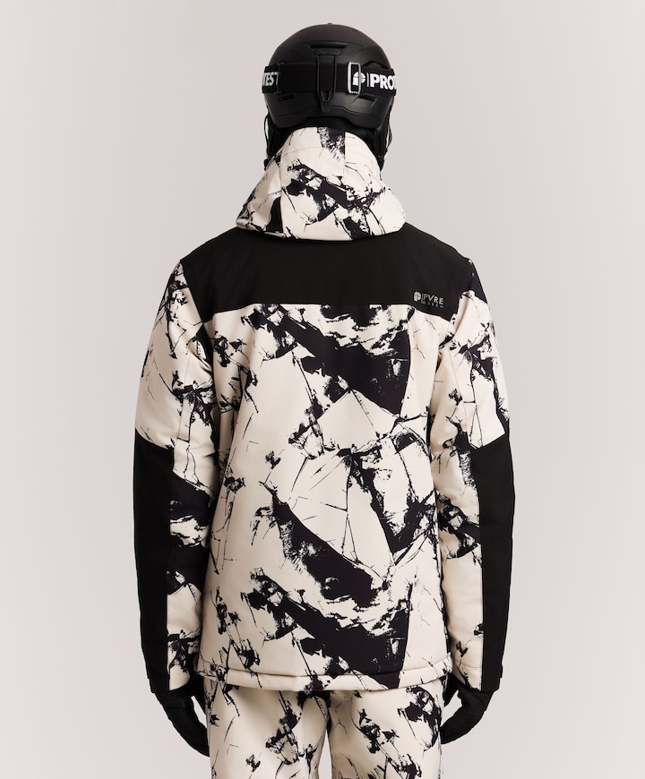 Heren ski-jas ecru
