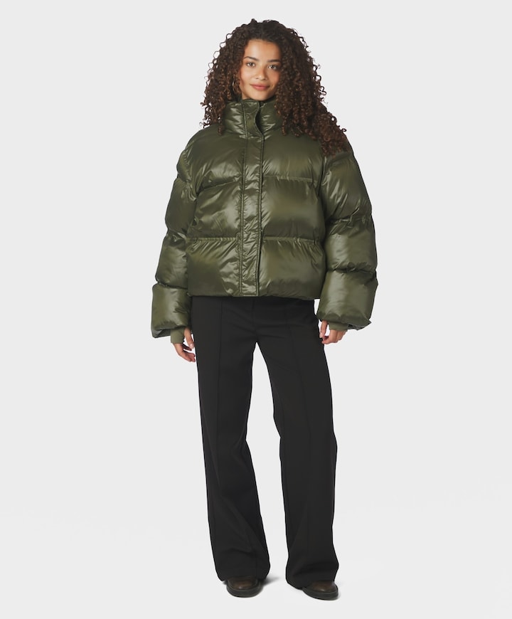 Dames jas groen
