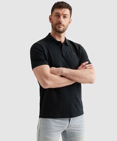 Heren polo blauw