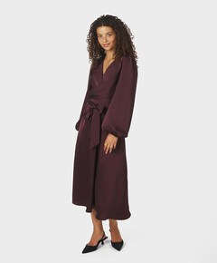 Dames jurk bordeaux