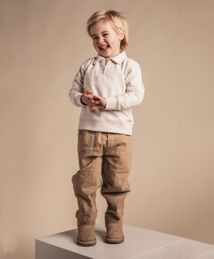 jongens broek beige