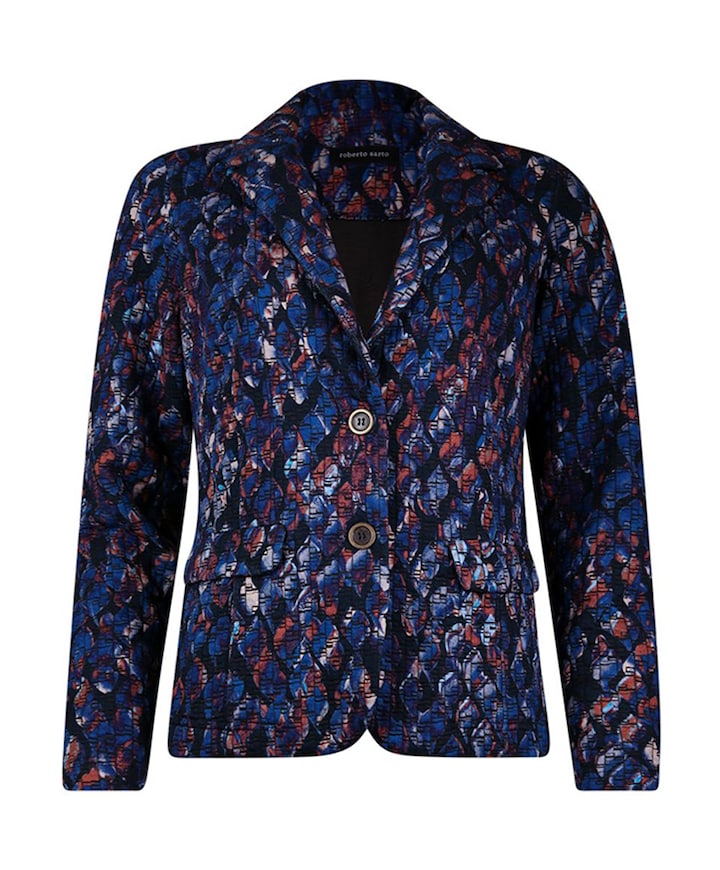 Dames blazer blauw