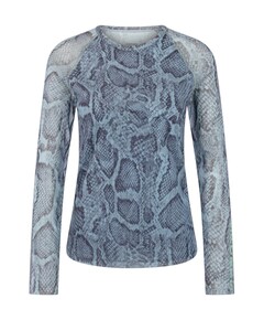Dames longsleeve blauw
