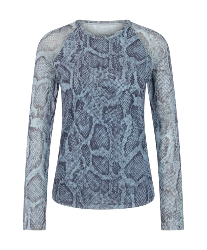 Dames longsleeve blauw