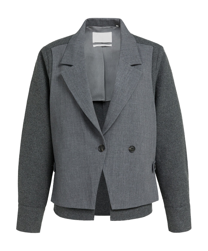Dames blazer grijs