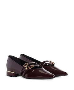Agiany dames loafers bordeaux