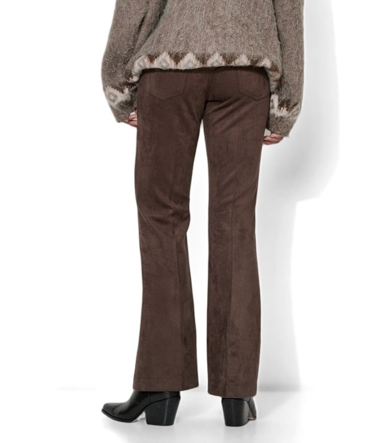 Antonia Bootcut dames broek bruin
