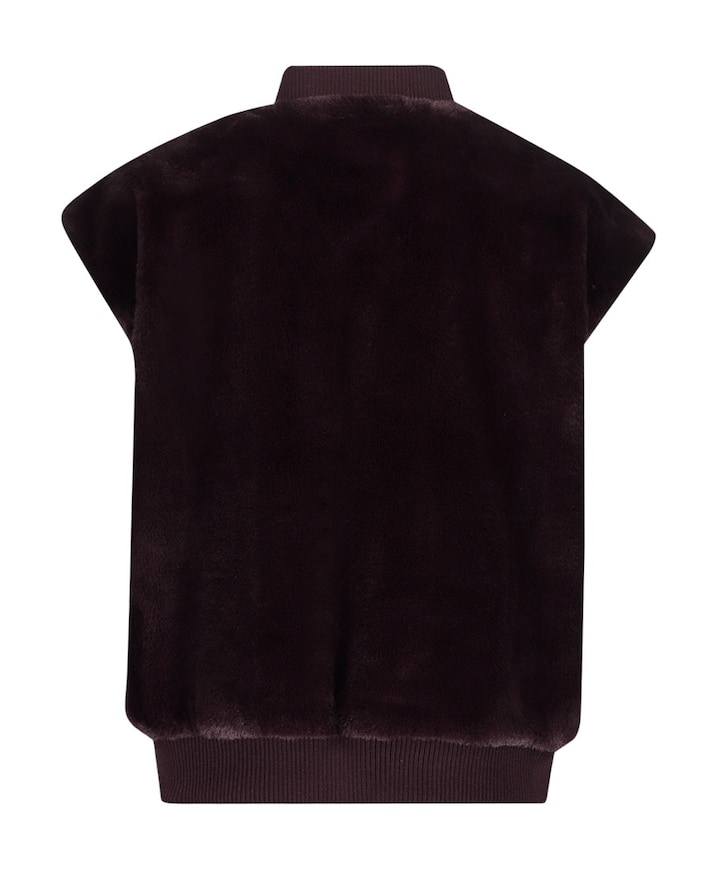 Dames gilet bordeaux