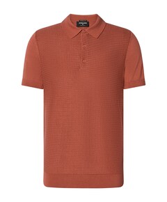 Heren polo brique