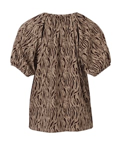 Dames top bruin