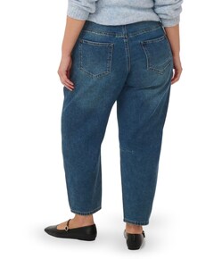 KCninna Cropped Barrel dames jeans blauw