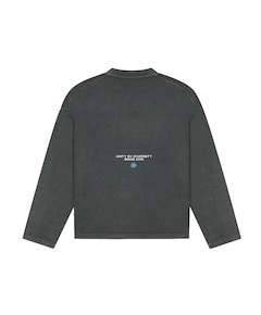 Uniseks longsleeve grijs