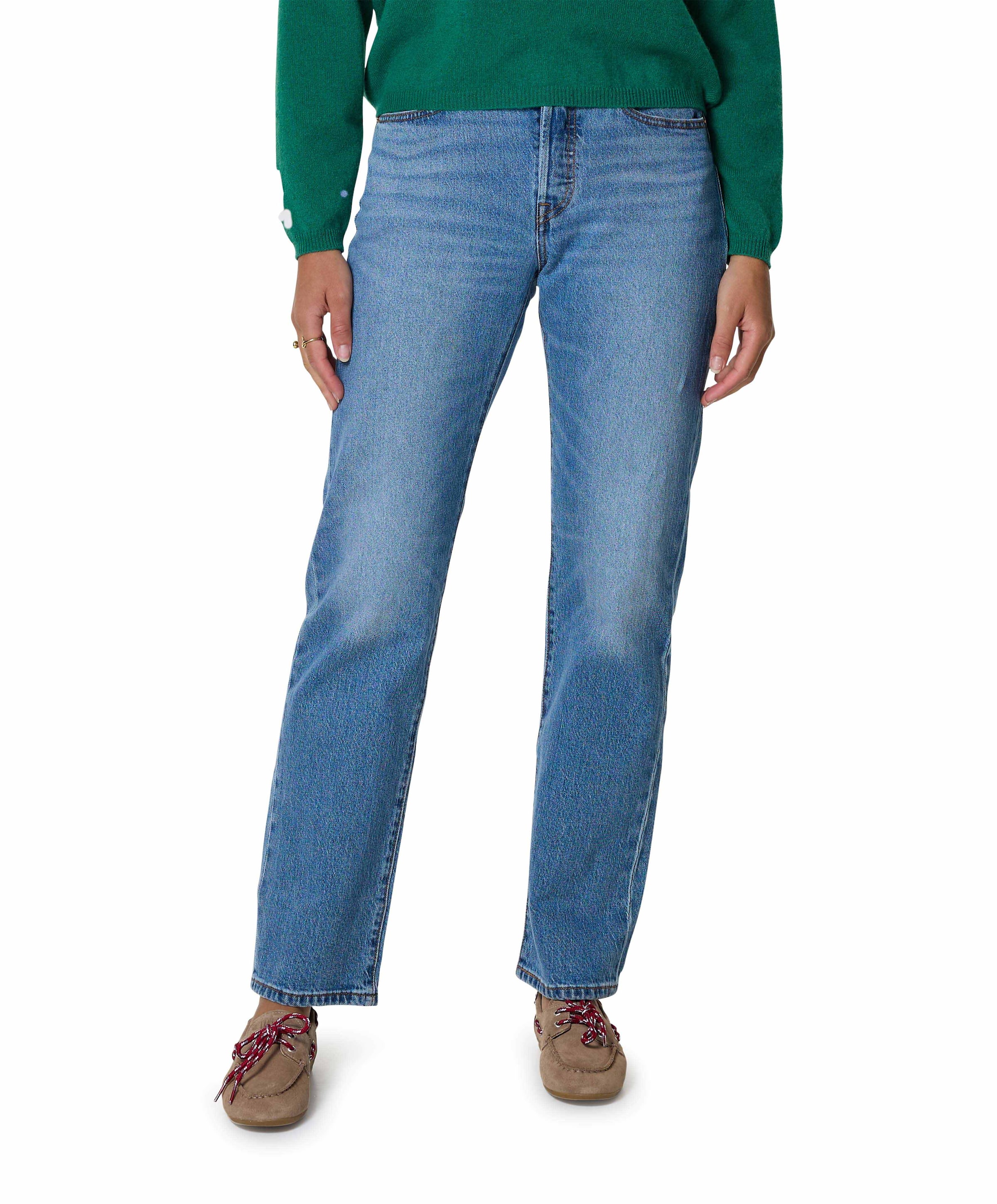 501 Curve dames jeans blauw