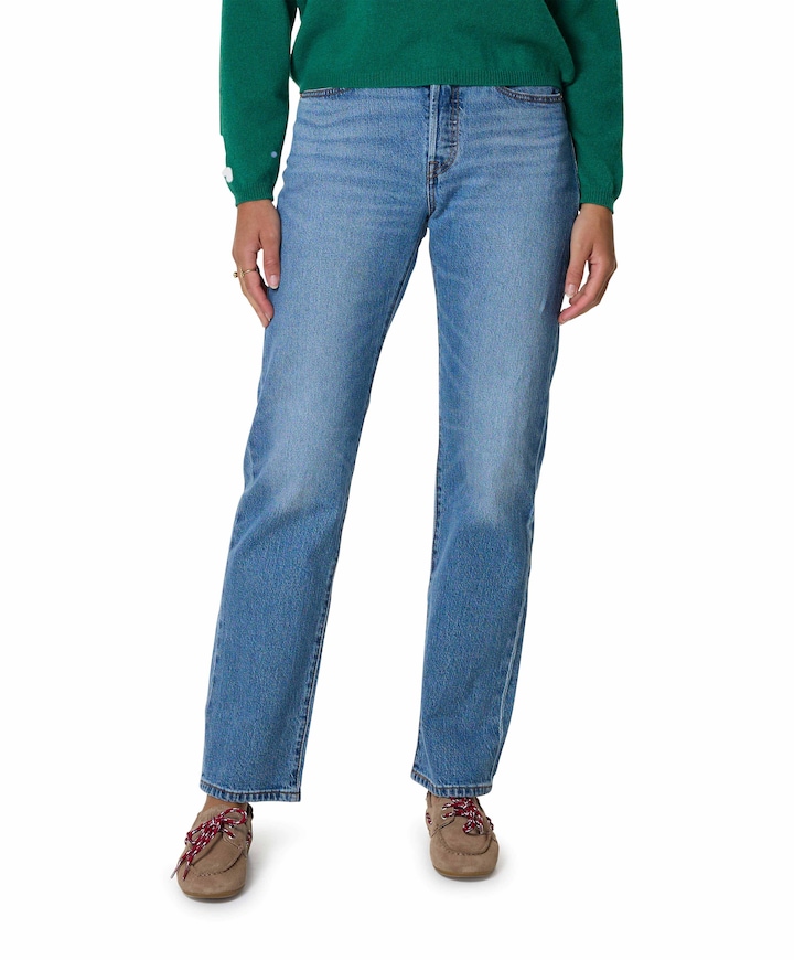 501 Curve dames jeans blauw