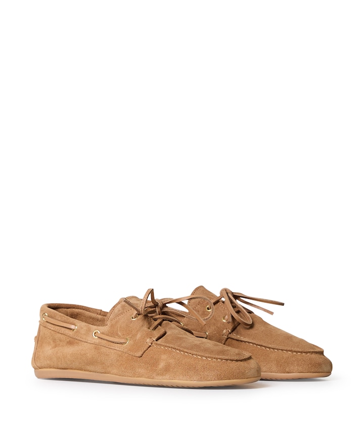 dames loafers bruin