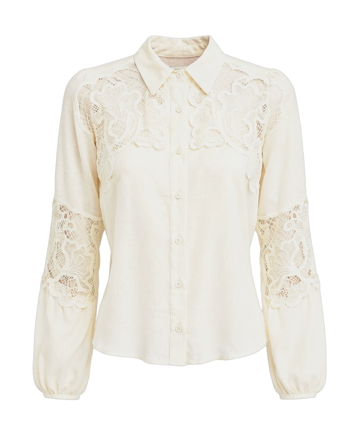 Dames blouse ecru