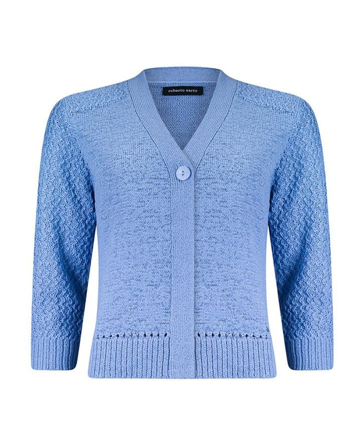Dames vest blauw