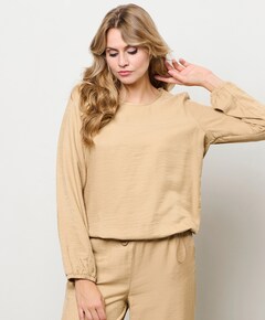 Dames top beige