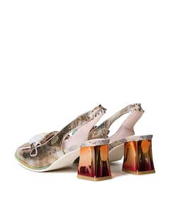 dames slingbacks goud