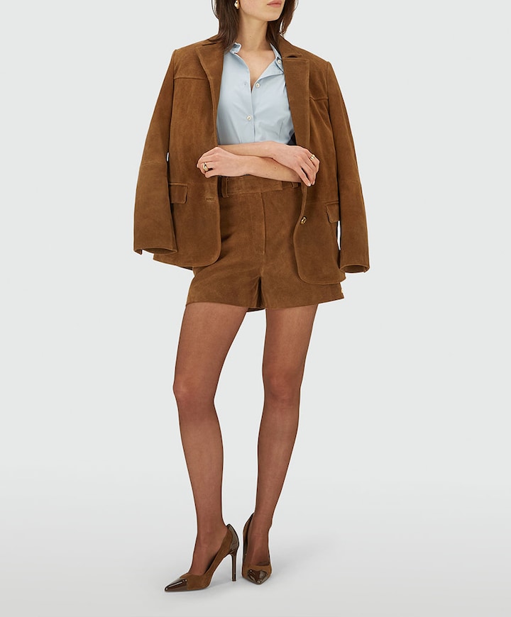 FENELLA dames korte broek bruin