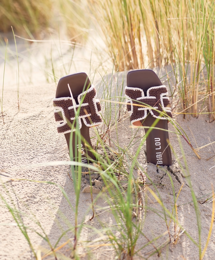 dames slippers bruin