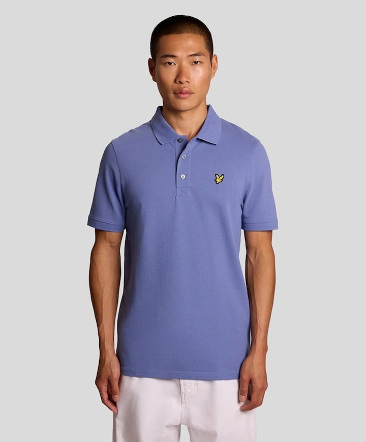 Heren polo blauw