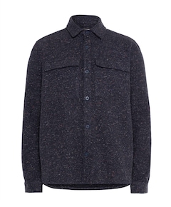 Heren overshirt blauw