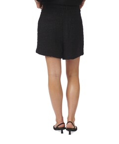 Zanya Boucle korte broek zwart