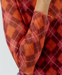 Dames longsleeve rood