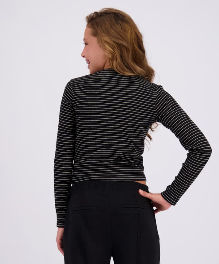 Meisjes longsleeve zwart