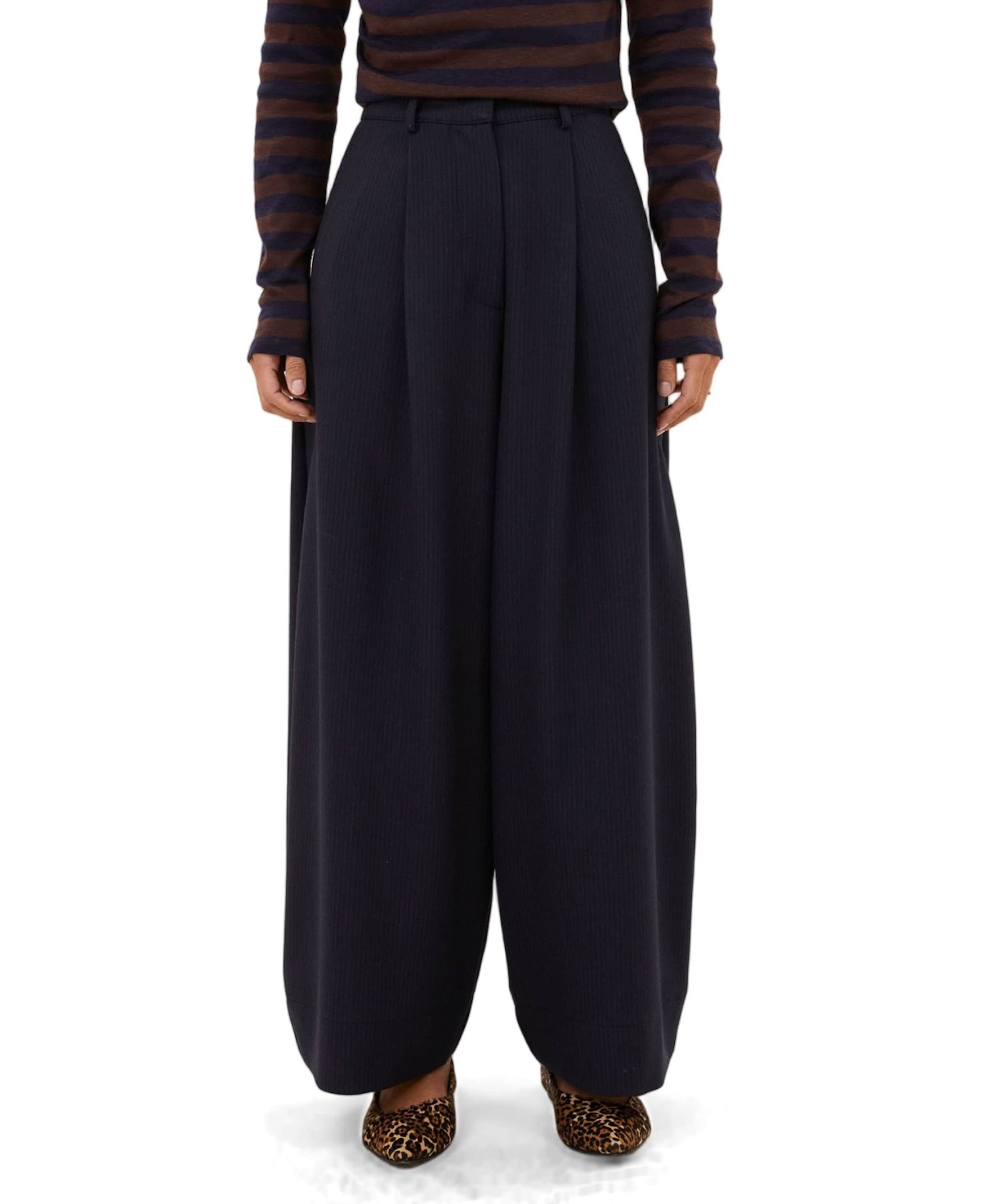 frida copper stripe dames broek blauw