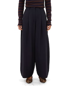 frida copper stripe dames broek blauw
