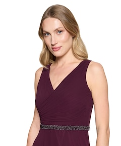 Dames jurk bordeaux
