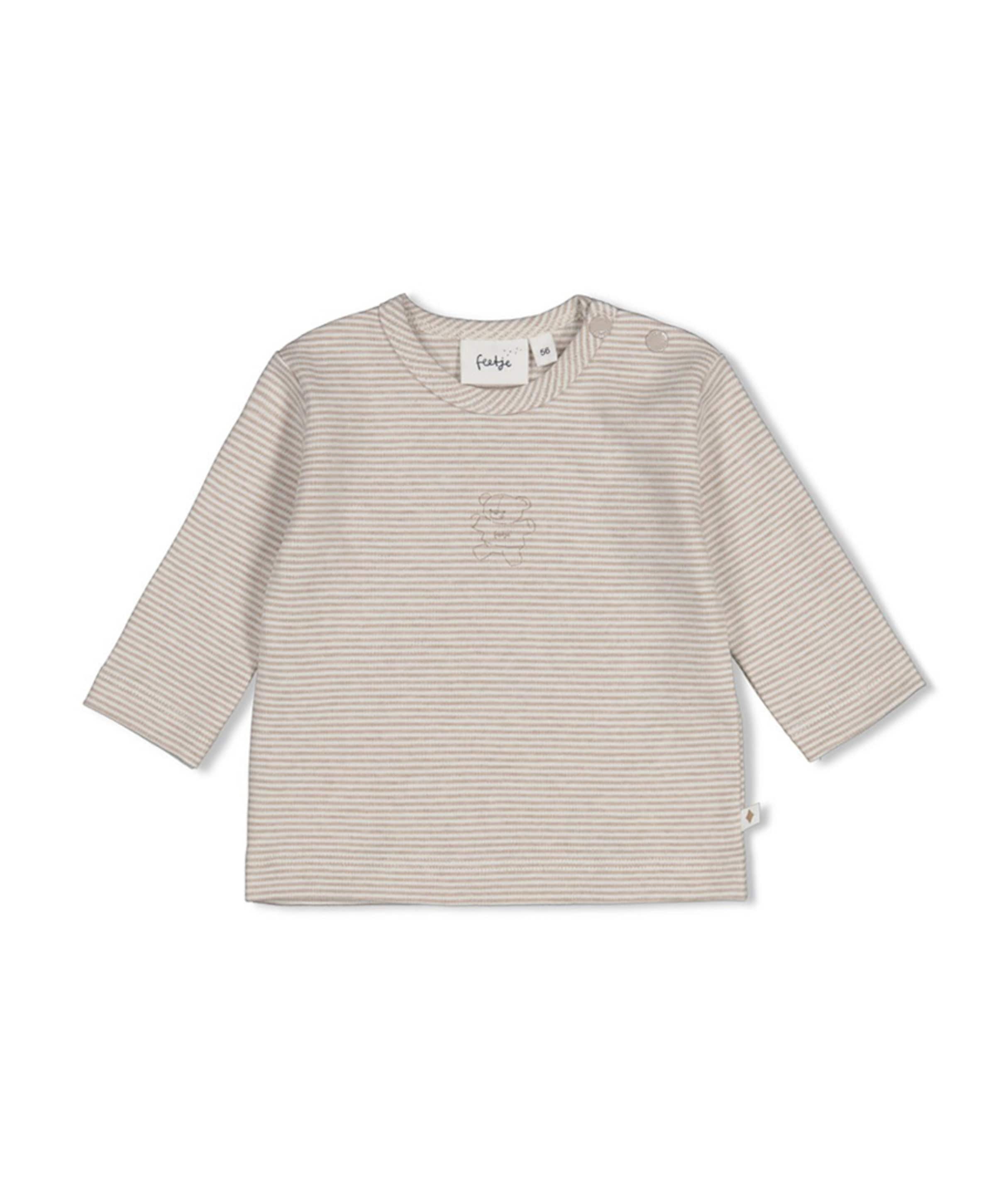 Uniseks longsleeve bruin