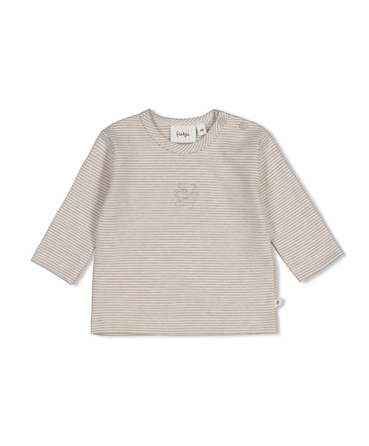 Uniseks longsleeve bruin