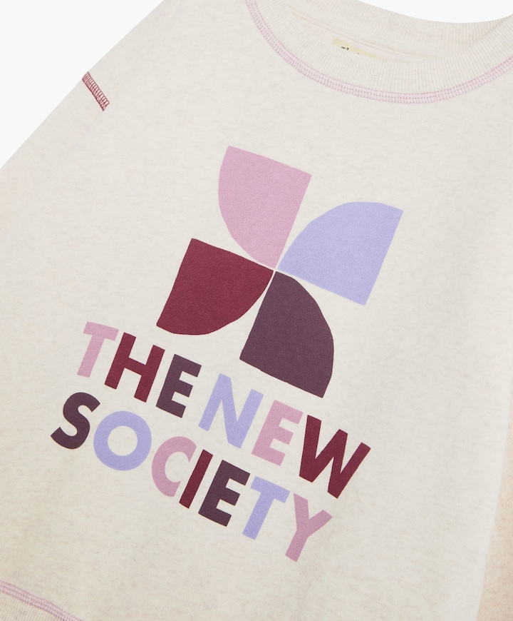 Meisjes sweater ecru