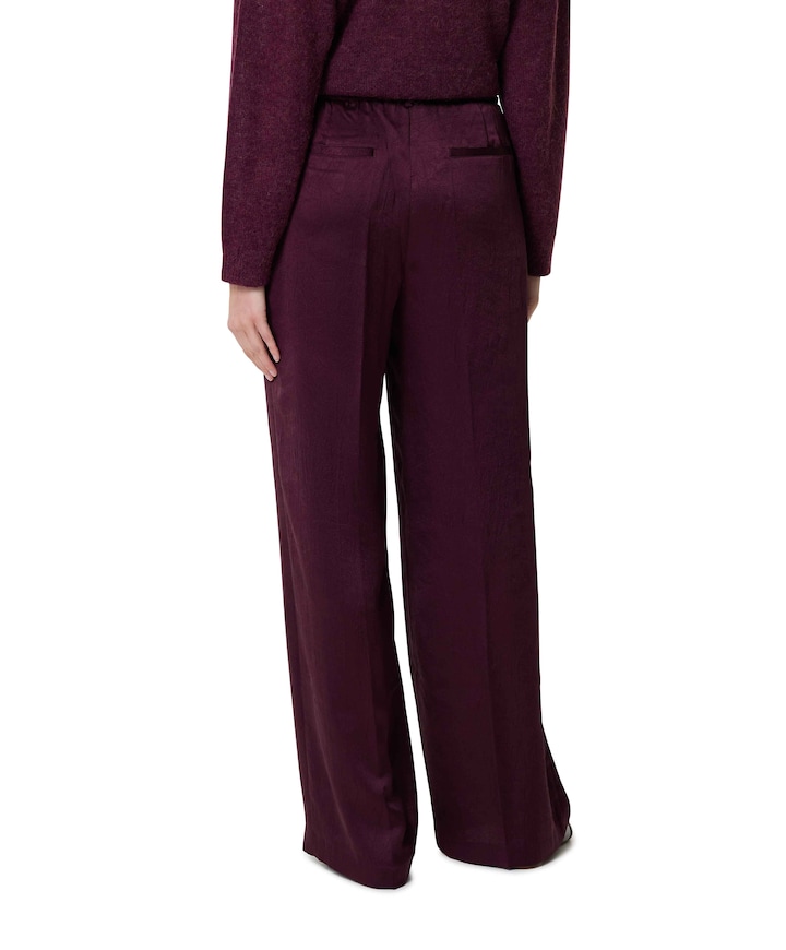 Jules creased broek bordeaux