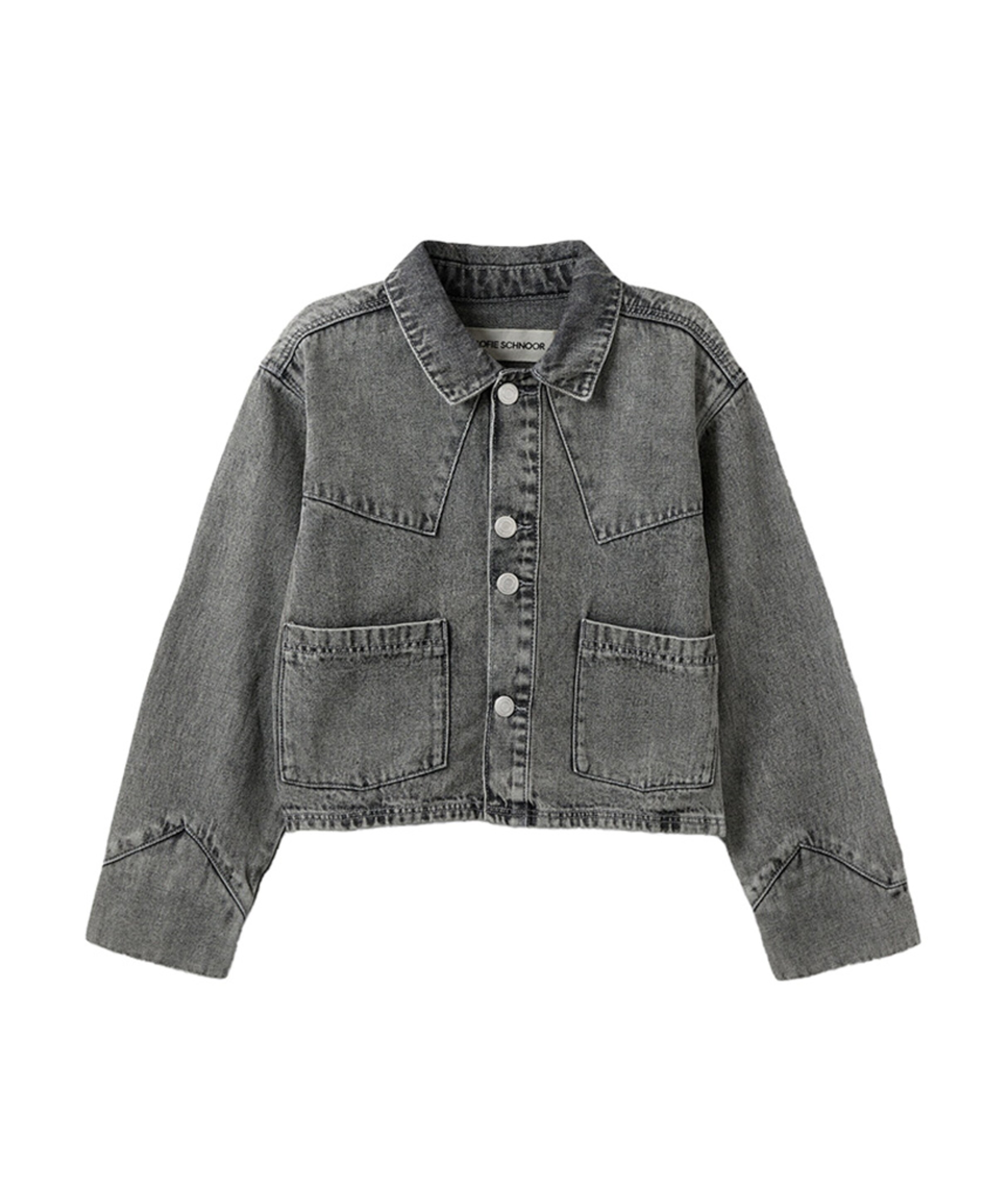 Jeansjack grijs