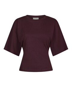 Dames T-shirt bordeaux