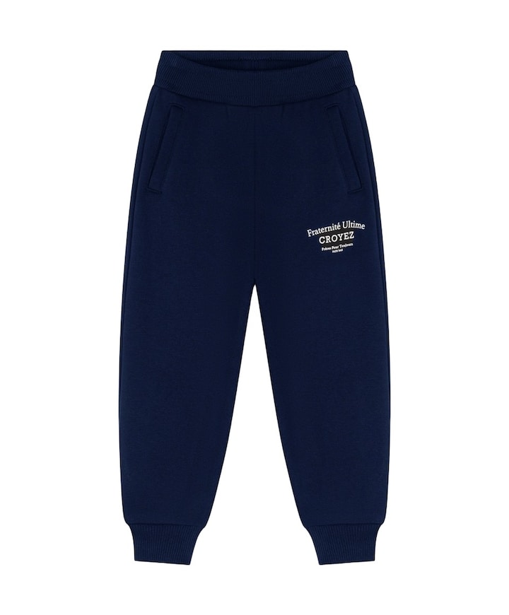 Croyez Mini Fraternité Sweatpants jongens broek blauw