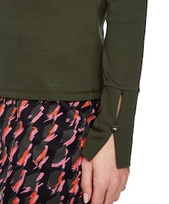 Dames longsleeve groen