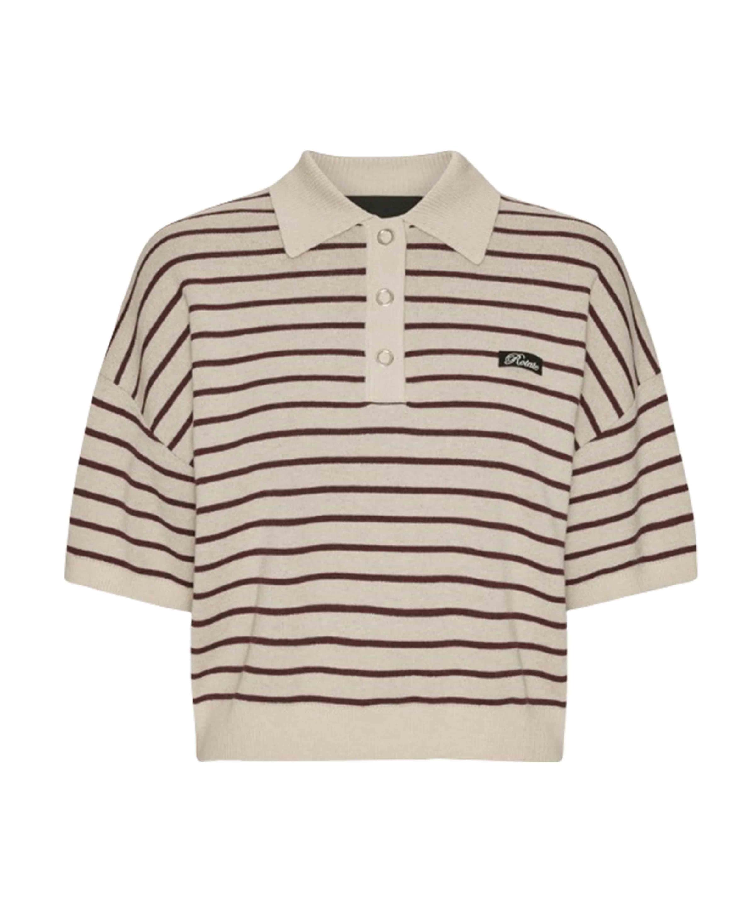 Dames polo beige