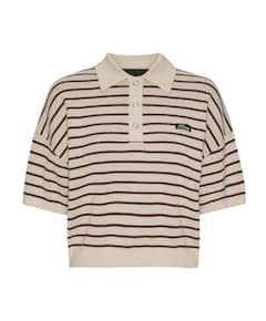 Dames polo beige