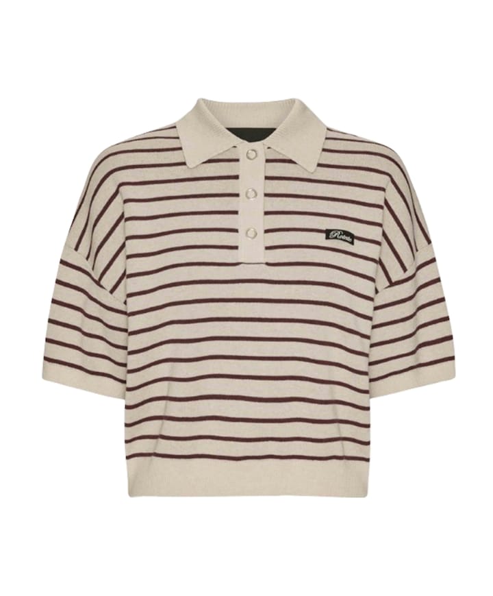 Dames polo beige